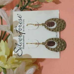 Silver Forest Dangle Earrings